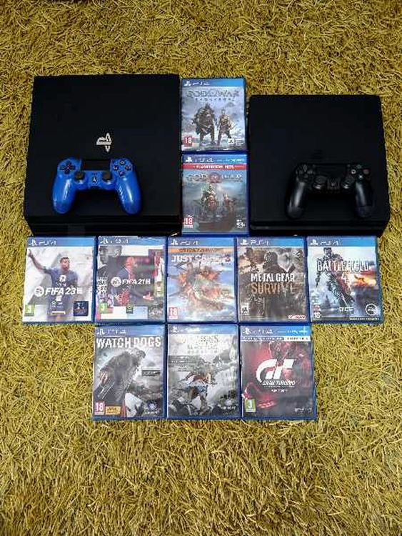 2 ps4 pro/slim + 10 CD