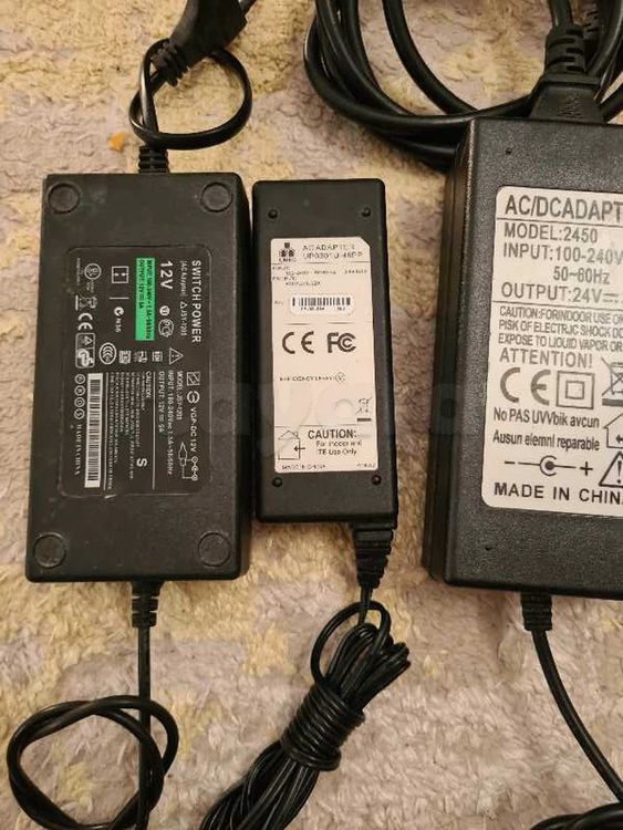 3chargeur 24v et 12v