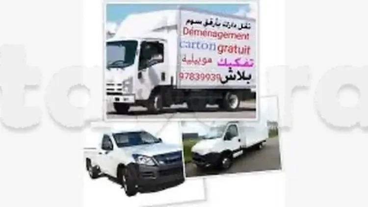 بشطر سوم TRANSPORTEUR ET DÉMÉNAGEMENT Télé 97839 939 sévices personnels