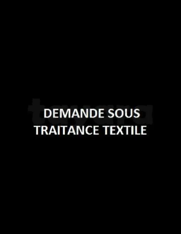 sous traitance textile