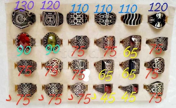 خواتم فضة مطبوعة 925 من خارج نقبل تبديل بقيمتهم تليفون و زيادة