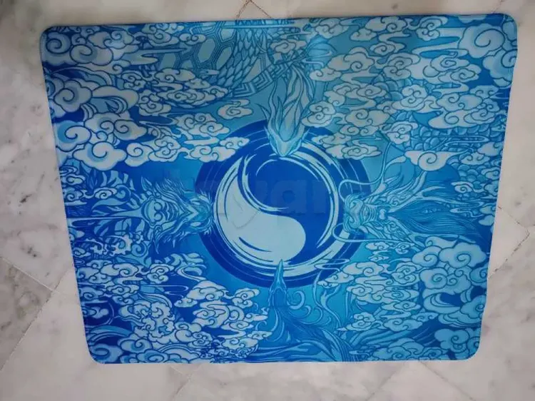 Tapis de Souris Gaming XXL - Dragon Bleu 🐉✨