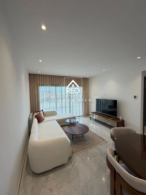 À LOUER : Un appartement S+2 ( Richement Meublé)  , idéalement situé au Jardins de Carthage