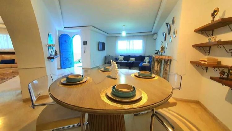 appartement s2 meublé par nuitée à el wahat l'aouina