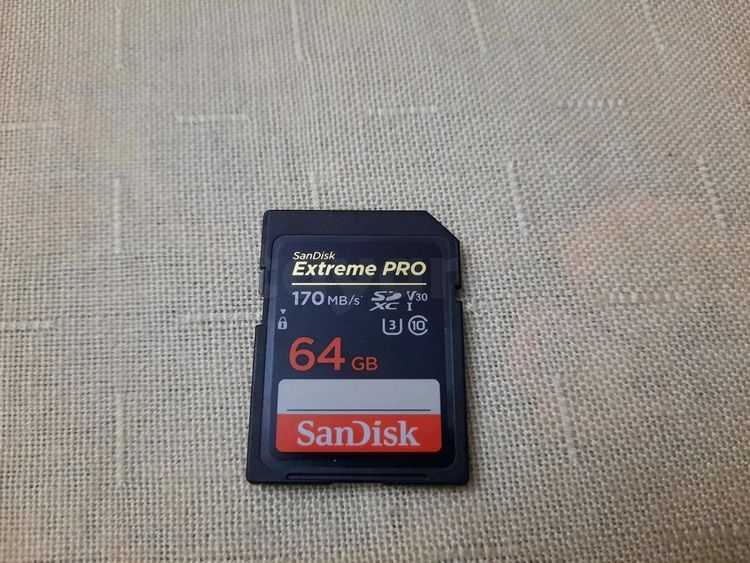 Carte mémoire SanDisk Extreme PRO 64G 170MB/S Class 10