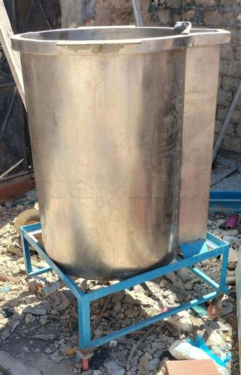 Cuve melangeur 800 litres en inox