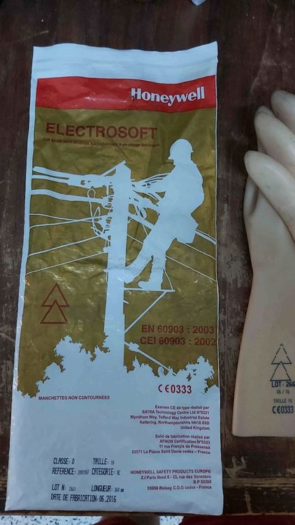 gants professionnel electrosoft Honeywell