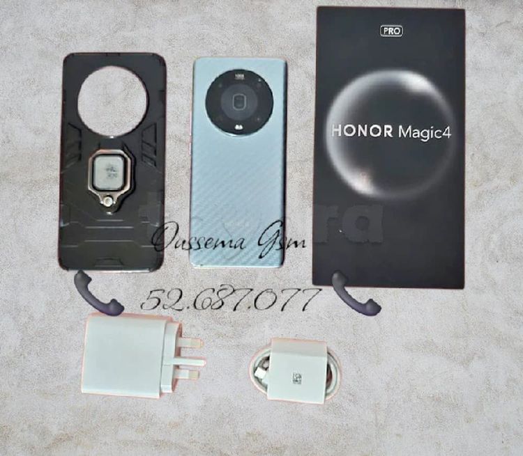 Honor Magic 4 Pro 5G(8/ 256go)Snapdragon™8 Gen 1 état neuf Tél:52.687.077