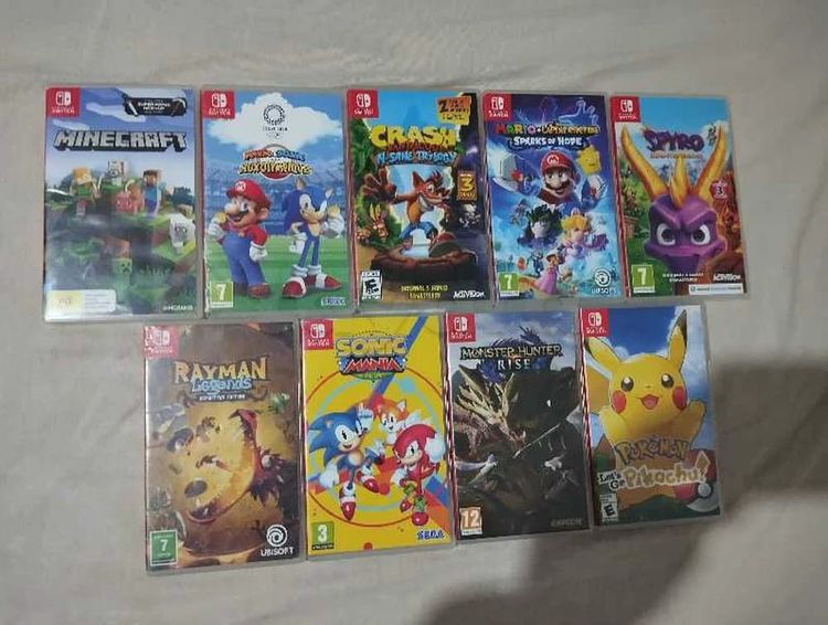 jeux Nintendo switch à vendre