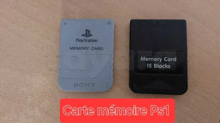 Cartes mémoire Ps1