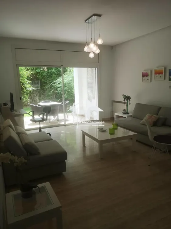 A louer s1 meublé RDC à Marsa Nassim