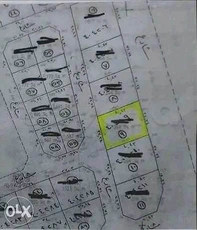 قطع اراضي صالحة للبناء ومسجلة في الحي الجامعي بالقصرين