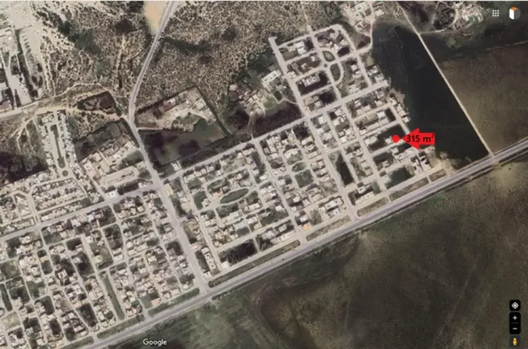 Terrain de 315 m² à Borj Cedria