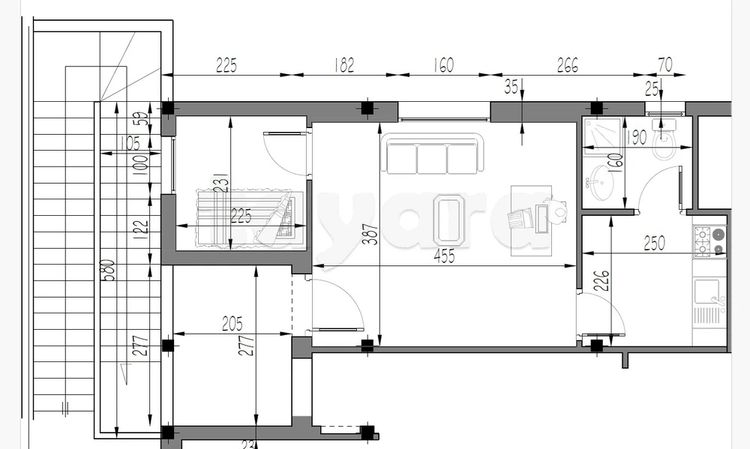 STUDIO pour etudiantes ou couple A 100m arrêt de metro