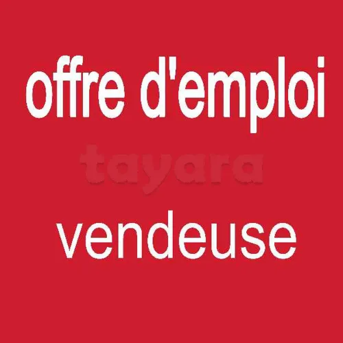 cherche vendeuse