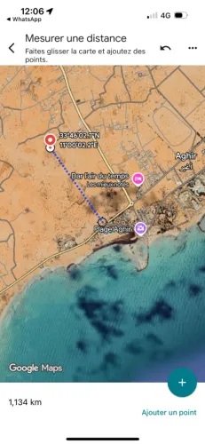 À vendre Terrain 916m2 Aghir