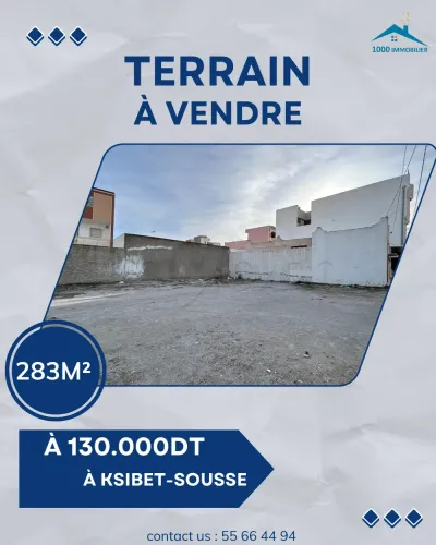 Terrain à vendre Ksibet-Sousse