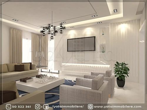 A vendre – Appartement S+2 au 2 éme étage avec terrasse à Kélibia, à deux pas de la plage