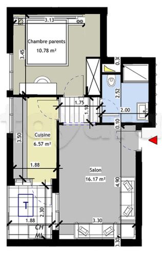 APPARTEMENT S1 A MEDINA JEDIDA 3