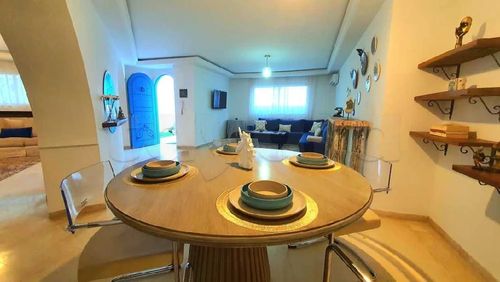 appartement s2 meublé par nuitée à el wahat l'aouina