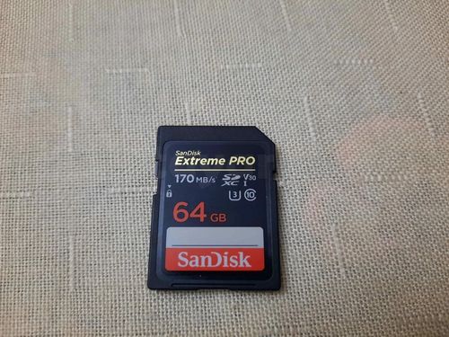 Carte mémoire SanDisk Extreme PRO 64G 170MB/S Class 10