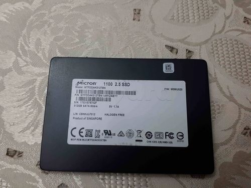 Disque Dur SSD 500G SSD Micron