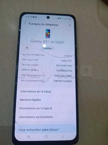 Galaxy A51 a vendre