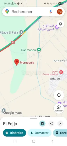 Terrain à Mornaguia 12850 m2- Fejja  أرض للبيع مرناقية - فجّة