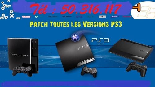 Patch & installation jeux tous types de consoles...Achat☎ :50316117