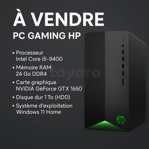 💻 PC Gaming HP Pavilion i5 – GTX 1650 – 24G