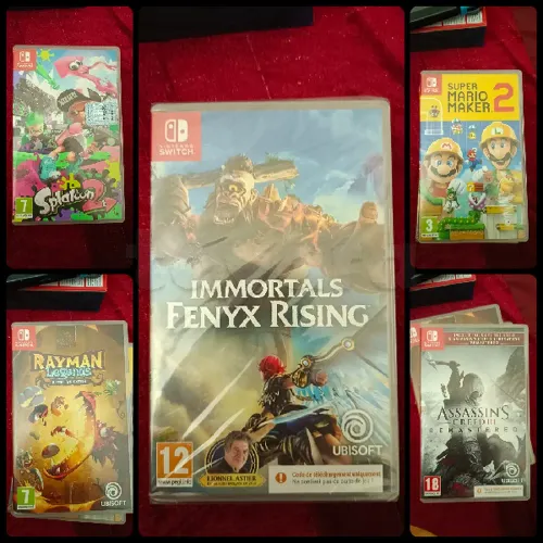 lot 5 jeux nintendo switch