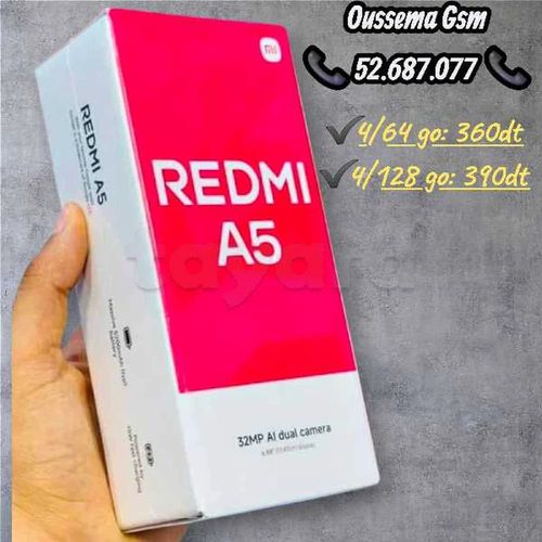 Redmi A5 Neuf cacheté sous blister 
Tèl:52687077📞