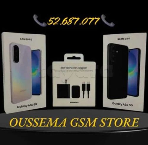 Samsung Galaxy A36 5G Neuf cacheté Validé Sous blister
Tél:52.687.077