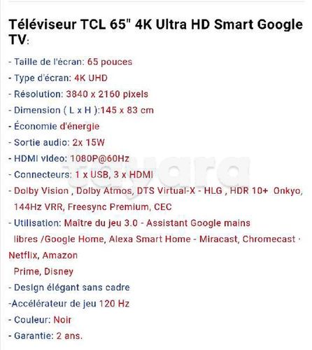 TCL 65"