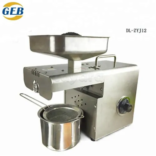 آلة عصر زيت كهربائية أوتوماتيكية، تعمل بالضغط البارد والساخن، للاستخدام المنزلي، لاستخراج زيت الأفوكادو، جوز الهند، الكتان، الفول السوداني، الخروع، بذور البريلا، الكانولا، والسمسم، بجودة تجارية.

Oil Press Machine Cold & Hot Press Automatic Electric Oil M