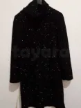 Robe Soirée noir courte Maille Scintillante