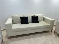 Canapés velour 3 banquettes