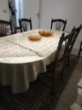Salle à manger complète en bois massif – 6 chaises – Très bon état