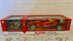 🔥Voiture de Formule 1 rouge avec commandes au volant, fréquence 2,4 GHz, fonctionne sur batterie, 47 cm