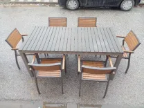 table jardin aluminium