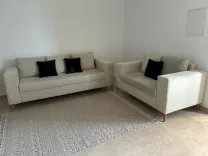 Canapés velour 3 banquettes