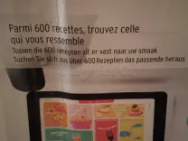 Monsieur Cuisine Moulinex
click & cook Smart – Neuf Cacheté avec 600 recettes intégrées sans Wif😍