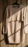 Robe-pull 2-en-1 Maternité et Allaitement
Robe Courte  - Beige Sable