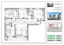 A VENDRE – Appartement S+3 Haut Standing au 2 éme étage – Résidence FIRST