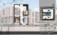A VENDRE : Des Appartements S+1 , S+2 , S+3  (Direct Promoteur) à La Nouvelle Soukra