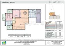 A vendre S+2 au 3 ème étage