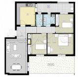 A vendre S+3 au 4 éme étage