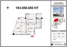A vendre un bureau de 58,5 m² au 2 eme étage