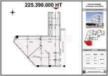 A vendre un bureau de 68,3 m² au 2 eme étage