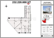 A vendre un bureau de 68,3 m²au 3 eme étage